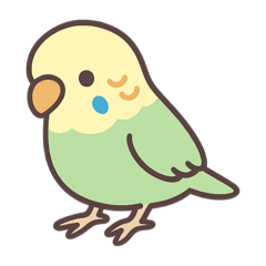 [LINEスタンプ] インコさん⭐︎