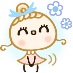 [LINEスタンプ] ふわふわパステル♡優しいお姉さん