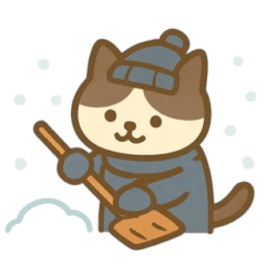 [LINEスタンプ] にゃんこログ・冬のきろく