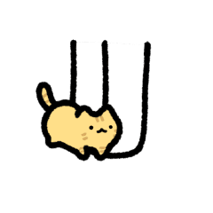 [LINEスタンプ] 動く！超小さい茶トラ