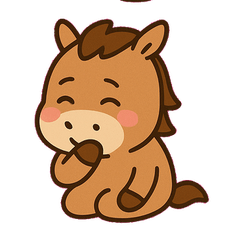 [LINEスタンプ] のんびりウマのまいにち@SFW