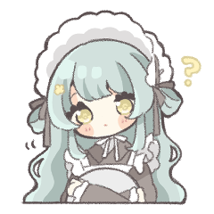 [LINEスタンプ] 抹茶カフェメイドちゃん