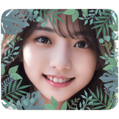 [LINEスタンプ] 毎日AI美人スタンプ‪☆15