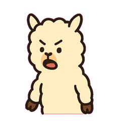 [LINEスタンプ] まったりアルパカのひとこと@SFW
