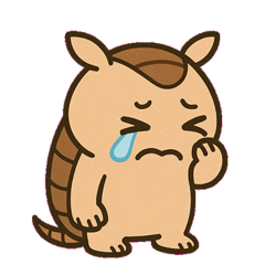 [LINEスタンプ] まるまりアルマジロの日常@SFW