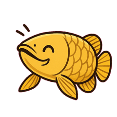 [LINEスタンプ] 沈黙のアロワナ@SFW