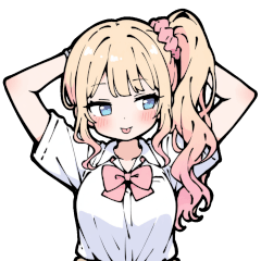 [LINEスタンプ] かわいいJKギャルの日常スタンプ