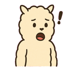 [LINEスタンプ] ふわふわアルパカのまいにち@SFW