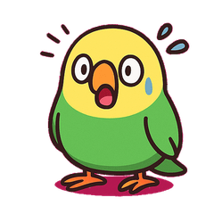 [LINEスタンプ] しゃべるインコ@SFW