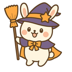 [LINEスタンプ] 魔女っ子うさぎの日常スタンプ