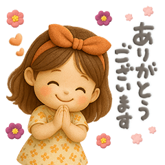 [LINEスタンプ] ふんわりGIRL♡挨拶とリアクション♪
