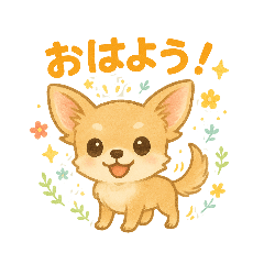[LINEスタンプ] 毎日、チワワ①