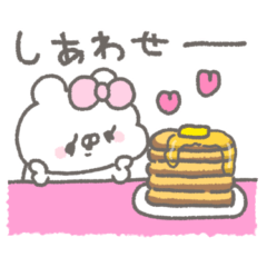 [LINEスタンプ] くまやん。358〜食いしん坊〜