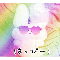 [LINEスタンプ] ぬいぐるみのうさぎスタンプ