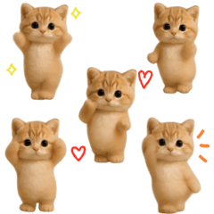 [LINEスタンプ] 動く♡超ちいさい子ねこの日常