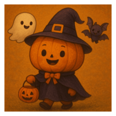 [LINEスタンプ] ハロウィンのかぼちゃ・おばけetcスタンプ