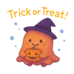 [LINEスタンプ] ゆらめく深海ハロウィン