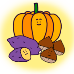 [LINEスタンプ] 秋のほっこりまつり