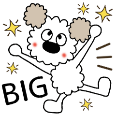 [LINEスタンプ] モコの楽しい会話！BIG！秋だよヤッホー