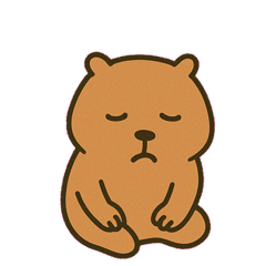 [LINEスタンプ] まったりカピバラのひとこと@SFW