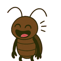 [LINEスタンプ] ドタバタゴキブリの日常@SFW
