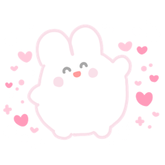 [LINEスタンプ] 小さな夢うさぎちびちょ