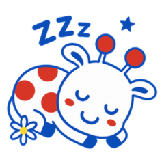 [LINEスタンプ] 【毎日使える40個】お花しっぽきりりん