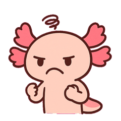 [LINEスタンプ] ほわほわウーパールーパー@SFW