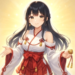 [LINEスタンプ] 神社巫女の日常スタンプ～癒しとご奉仕～