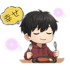 [LINEスタンプ] 男の子色んな表情スタンプ③