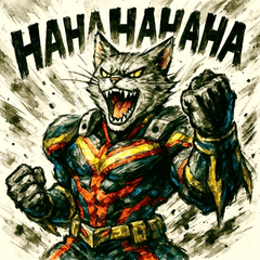 [LINEスタンプ] SMASH！！ヒーローキャッツ！！