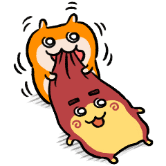 [LINEスタンプ] イモハムちゃん