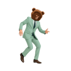 [LINEスタンプ] クマ被リーマン