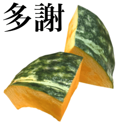 [LINEスタンプ] 国産かぼちゃ 【台湾語のみ】
