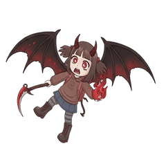 [LINEスタンプ] 悪魔少女のつぶやき