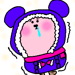 [LINEスタンプ] 冬のくま子たち