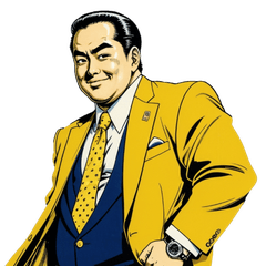 [LINEスタンプ] 男全振り ビジネス王【無言スタンプ】