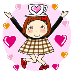 [LINEスタンプ] ひま子ちゃん706大人女子の今日も元気よく
