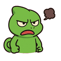 [LINEスタンプ] きまぐれカメレオン@SFW