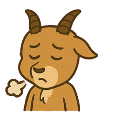 [LINEスタンプ] てれカモシカのひとこと@SFW