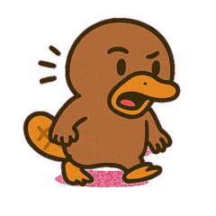 [LINEスタンプ] のほほんカモノハシ@SFW