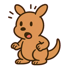 [LINEスタンプ] ごきげんカンガルー@SFW