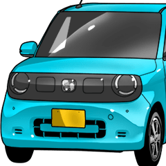 [LINEスタンプ] 車(ミニバン88)クルマバイクシリーズ