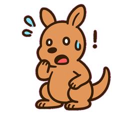 [LINEスタンプ] やさしいカンガルーの日常@SFW