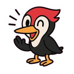 [LINEスタンプ] トントンキツツキの日常@SFW