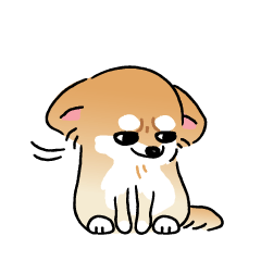 [LINEスタンプ] ふてぶてしいチワワとマイペースな柴犬