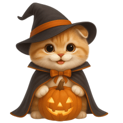 [LINEスタンプ] ハロウィンにゃん！
