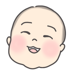 [LINEスタンプ] もっちりあかちゃん3