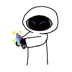 [LINEスタンプ] Simple白フード君