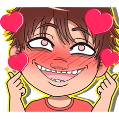 [LINEスタンプ] ぐったりボーイ